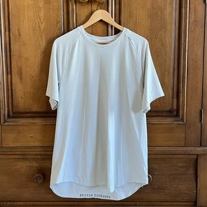 Lululemon Drysense Training Short Sleeve Shirt - White XL